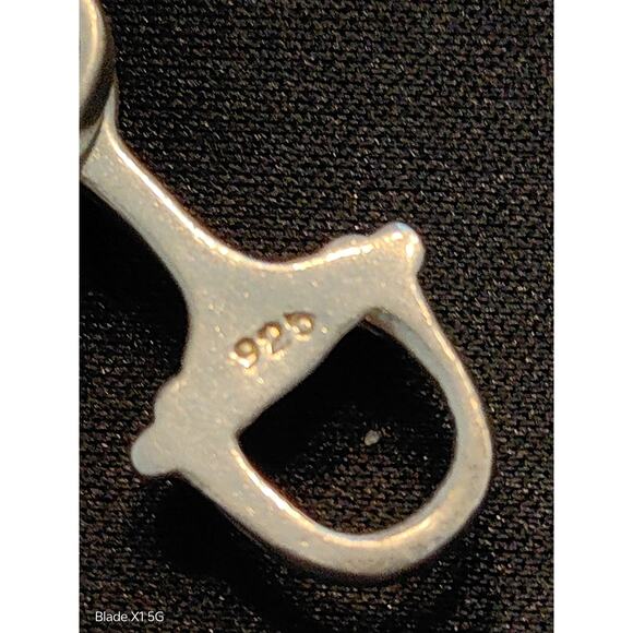 Adorable Vintage Sterling Silver Stirup-Link Bracelet - Picture 4 of 5